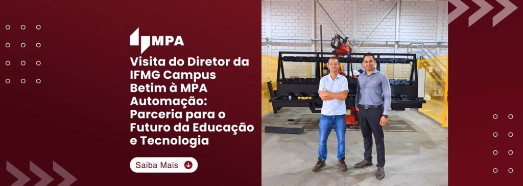 Visita do Diretor da IFMG Campus Betim à MPA Automação Parceria para o Futuro da Educação e Tecnologia