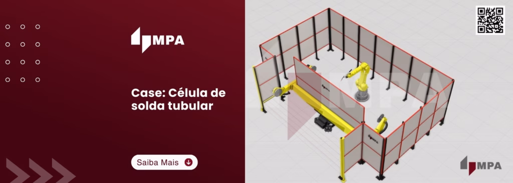 Case: Célula de Solda Tubular 1 Case Célula de solda tubular