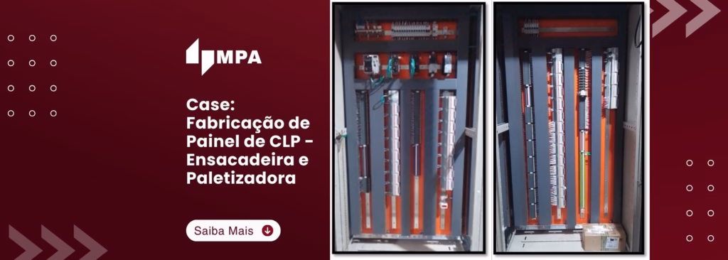 Case: Fabricação de Painel de CLP - Ensacadeira e Paletizadora 4 Case Fabricação de Painel de CLP Ensacadeira e Paletizadora