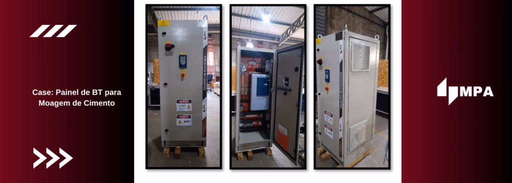 Case: Painel BT Moagem de Cimento 1 Case de Sucesso PBT Moagem de Cimento MPA Automação