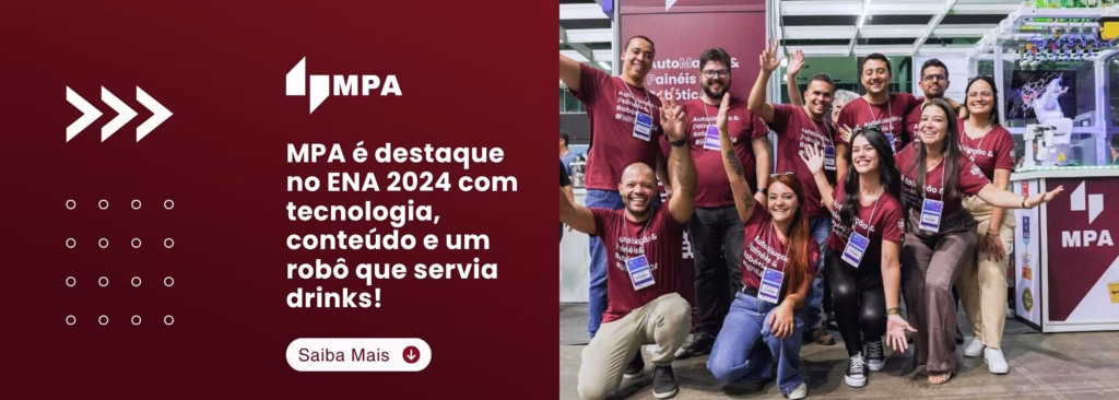 MPA Automação é destaque no ENA com tecnologia conteúdo e um robô que servia drinks!