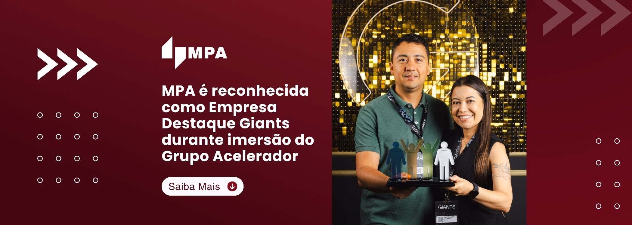 MPA é reconhecida como Empresa Destaque Giants durante imersão do Grupo Acelerador ()