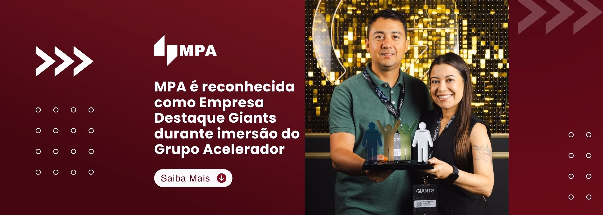 MPA é reconhecida como Empresa Destaque Giants durante imersão do Grupo Acelerador